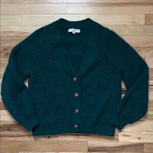 LOFT Teal Cardigan Sweater